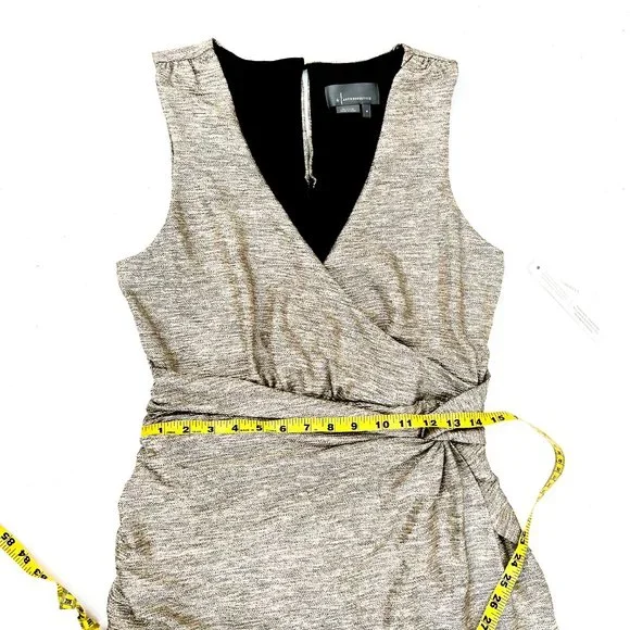 NWT anthropologie gold metallic midi dress w/comfy liner - Picture 6 of 10